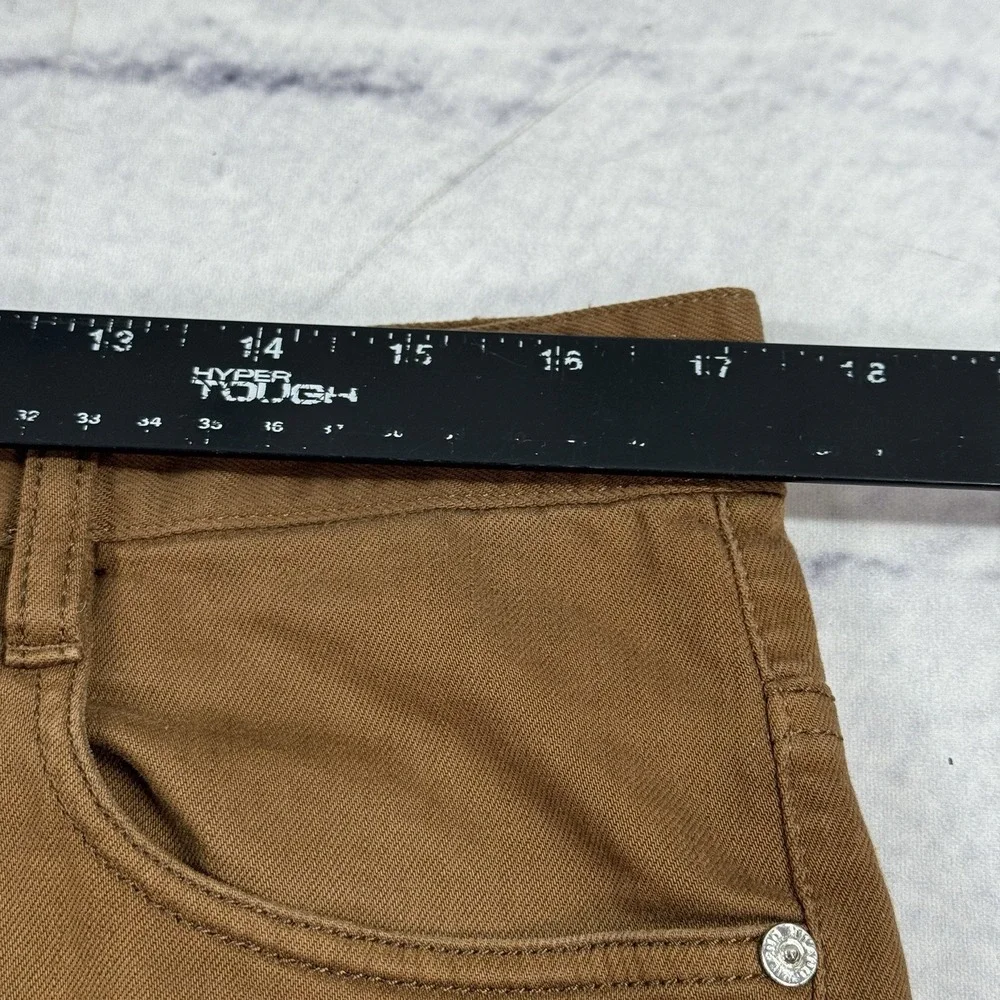 Authentic Fendi Roma Brown Slim Fit Stretch Pants‎ 34x31